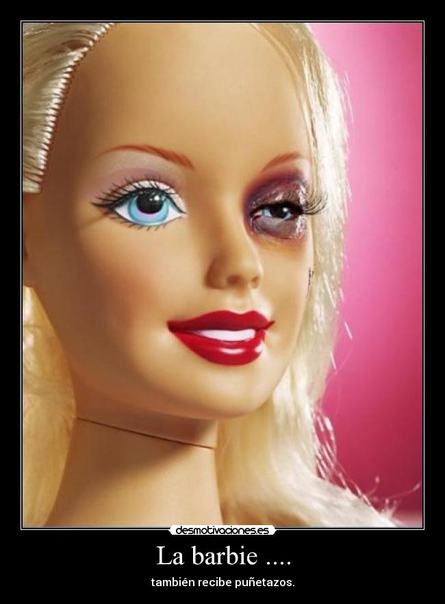 carteles barbie desmotivaciones