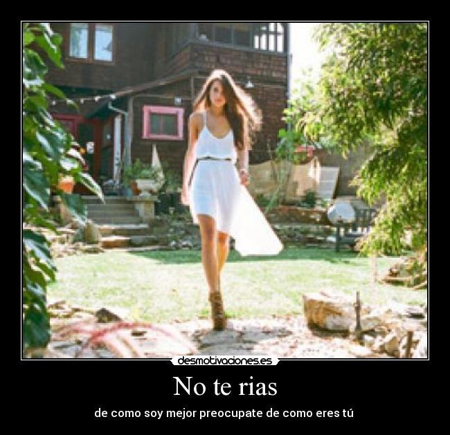 No te rias - 