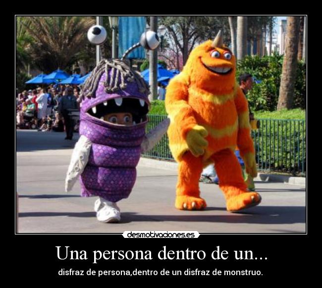 Una persona dentro de un... -