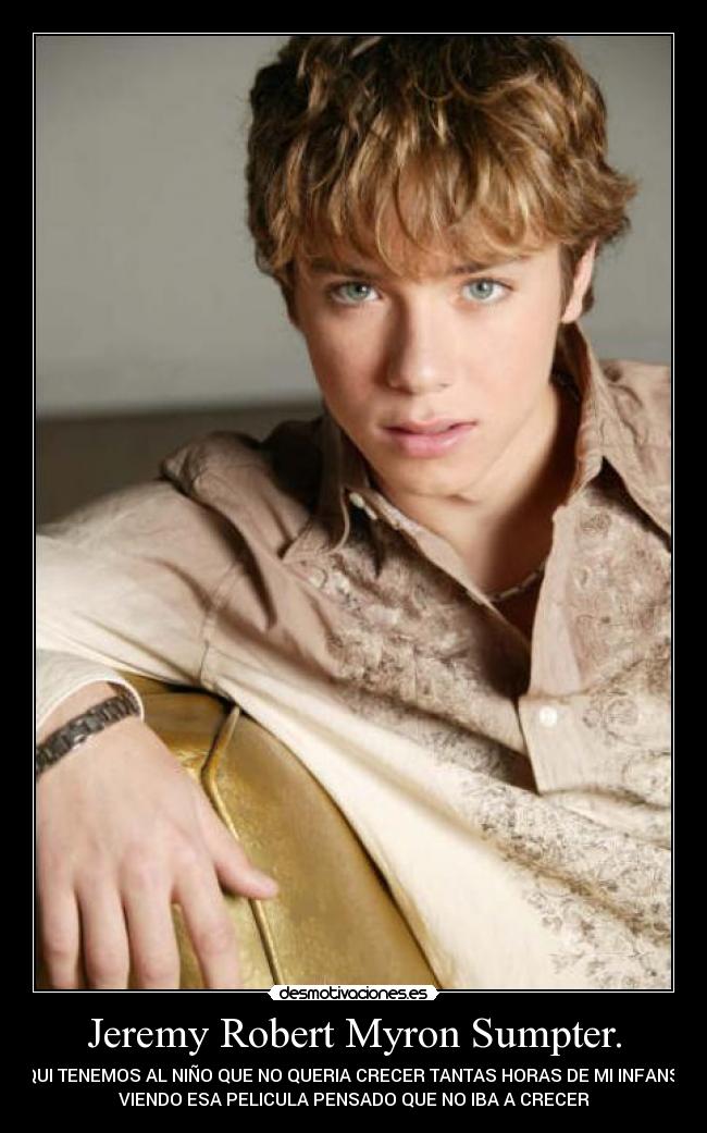 Jeremy Robert Myron Sumpter. - 