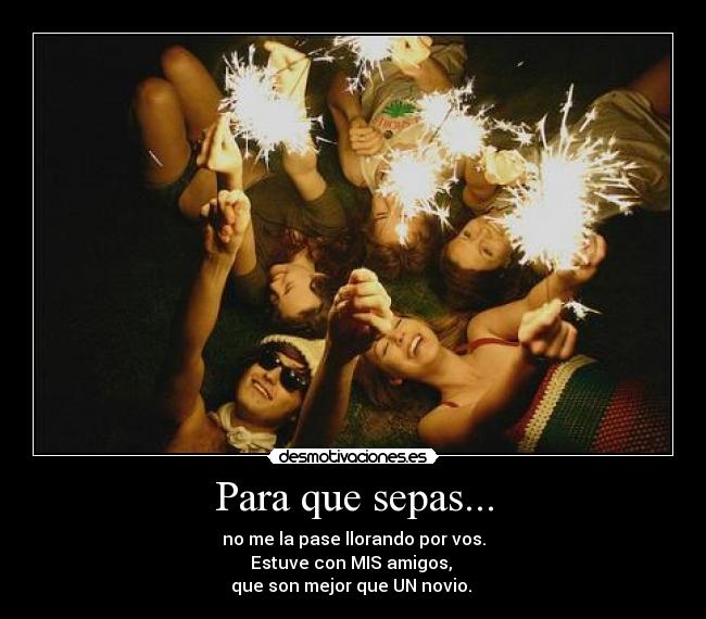 Para que sepas... - 