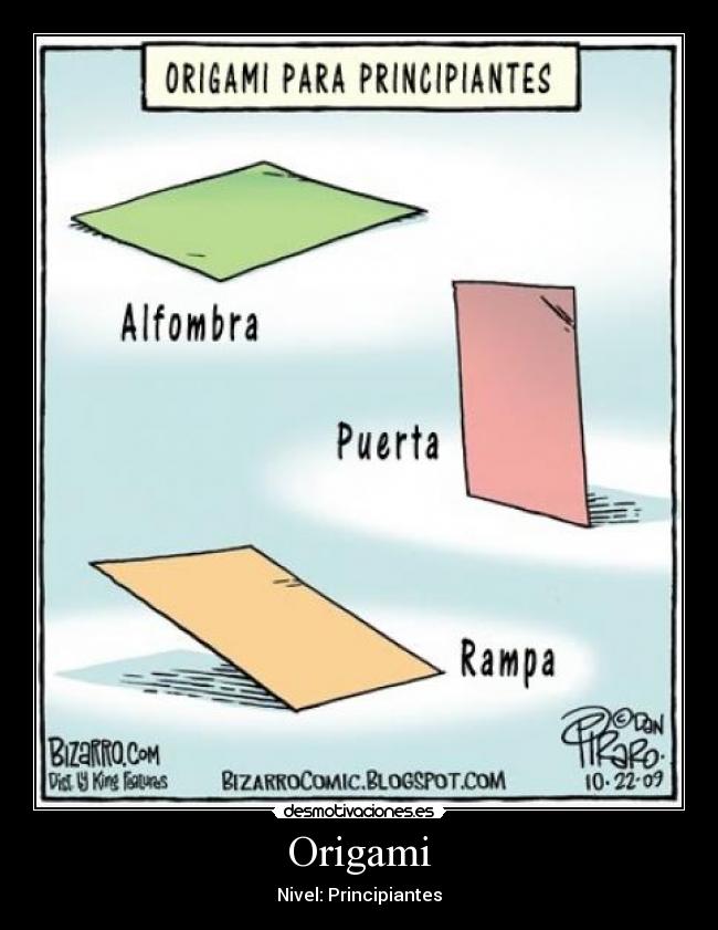 Origami - Nivel: Principiantes