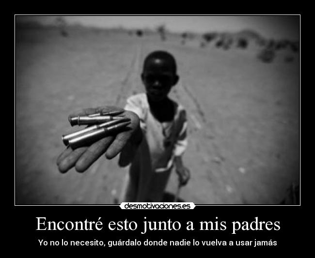 Encontré esto junto a mis padres - 