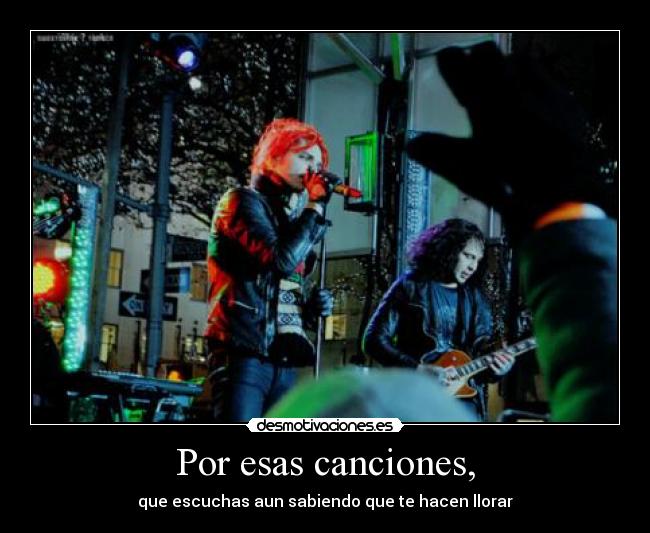 Por esas canciones, - 