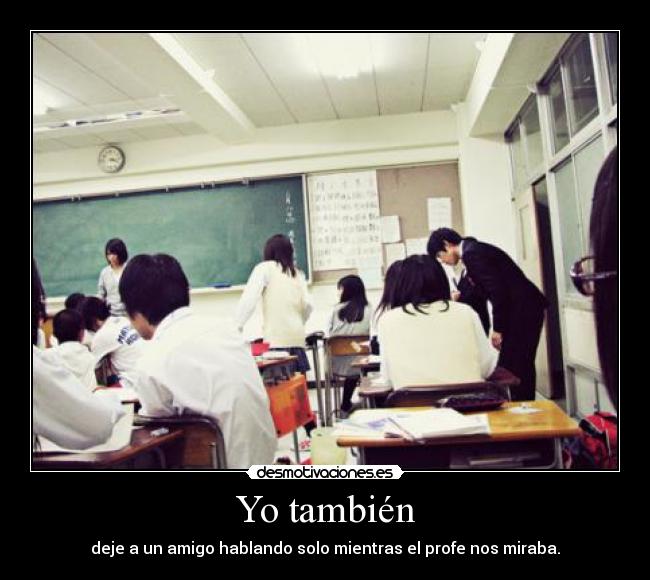 Yo también -