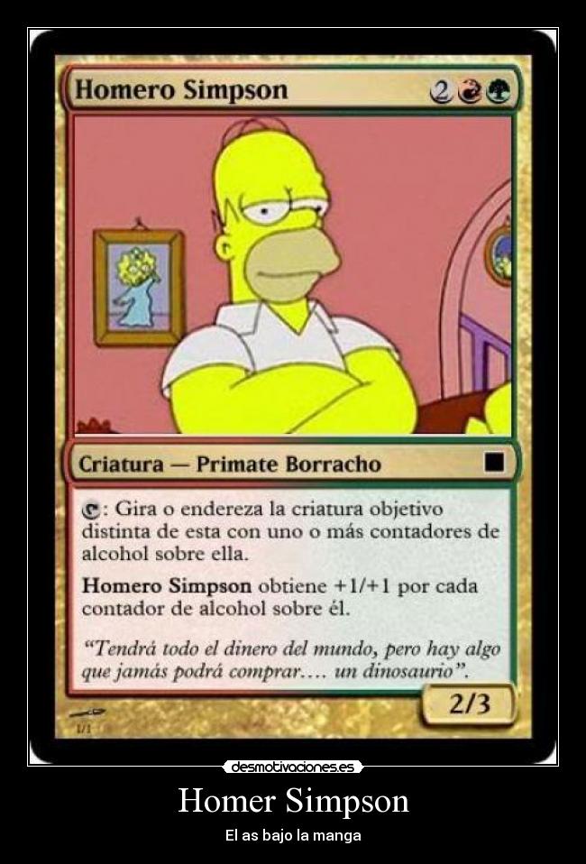 Homer Simpson - El as bajo la manga