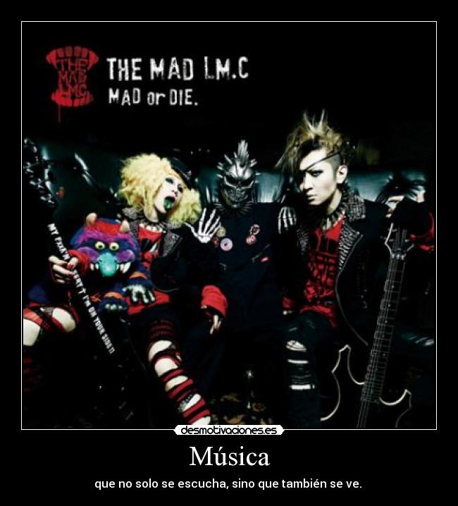 Música - que no solo se escucha, sino que también se ve.