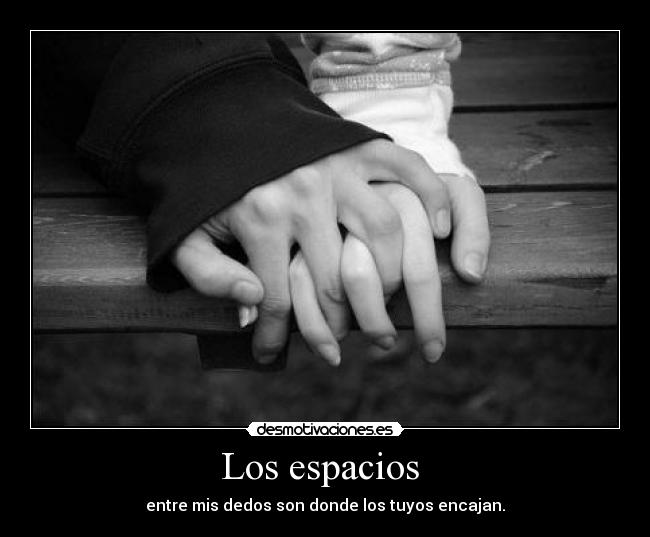 Los espacios -