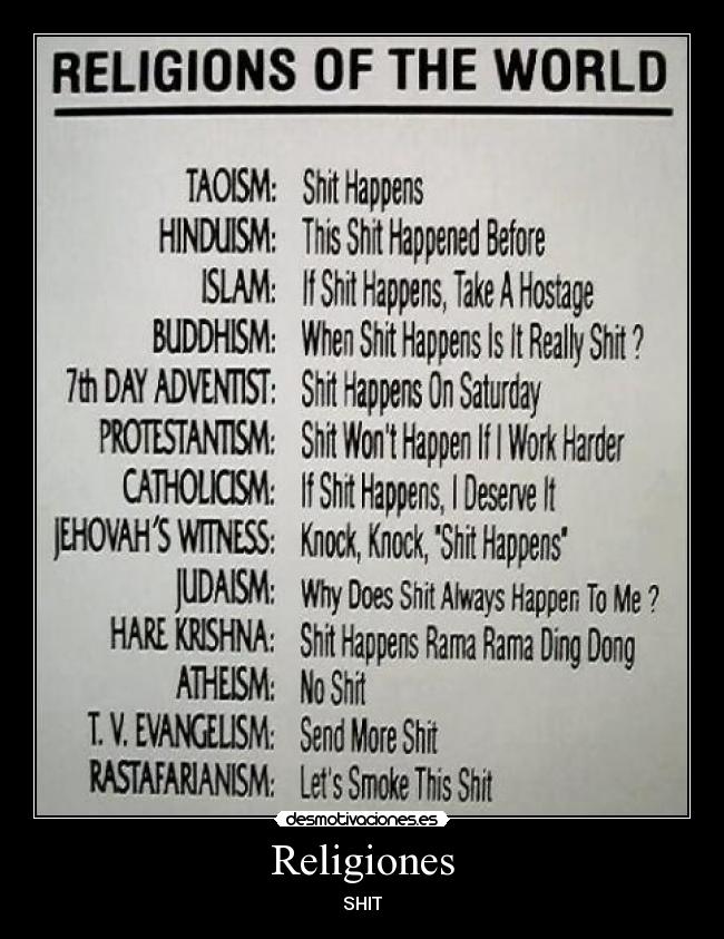 Religiones - SHIT