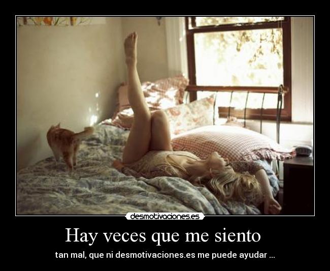 Hay veces que me siento  - 