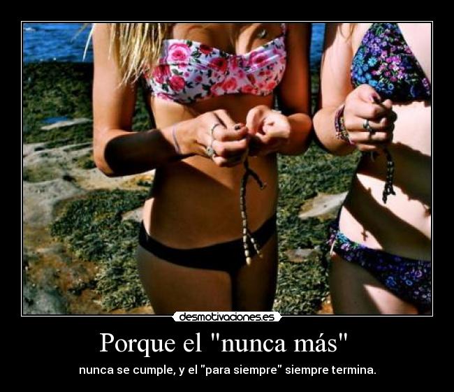 Porque el nunca más -