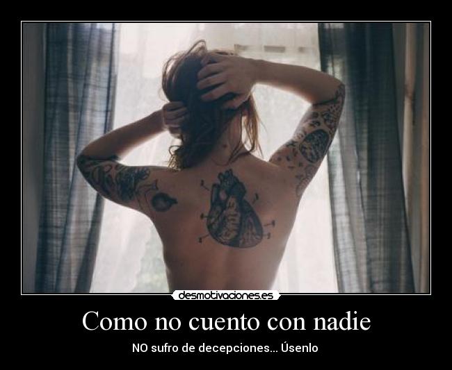 Como no cuento con nadie - 