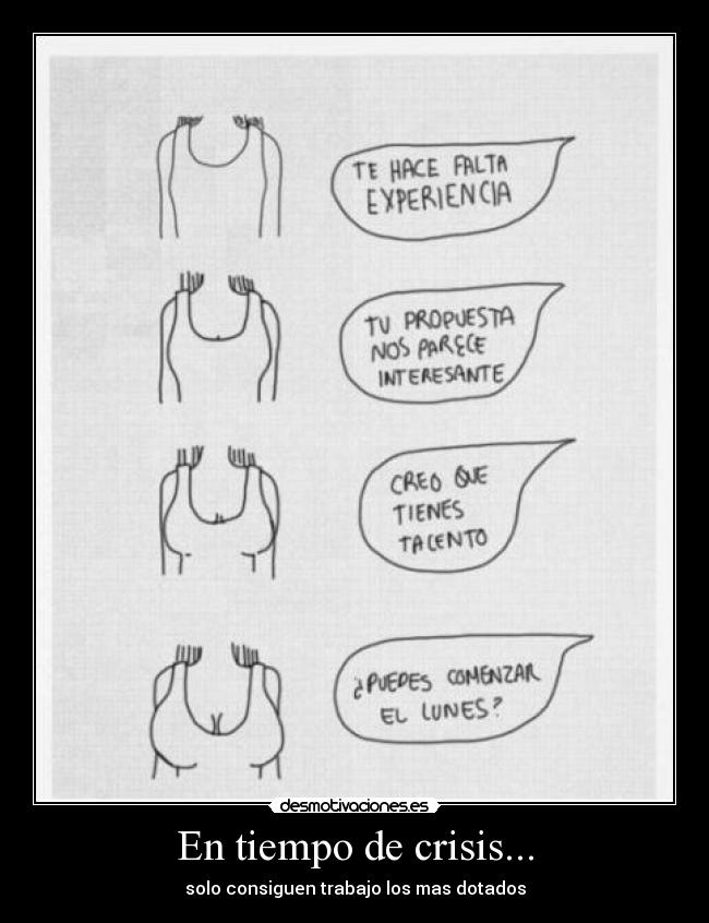 En tiempo de crisis... -