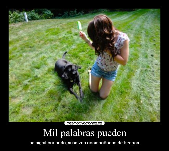 Mil palabras pueden - 