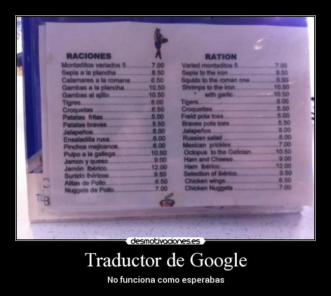 Traductor de Google -