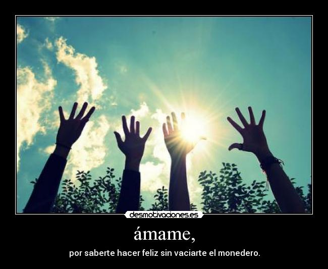 carteles amame desmotivaciones