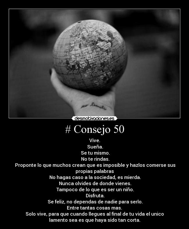 carteles las etiquetas dominaran mundo consejos ultimo consejo t_t desmotivaciones