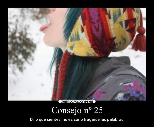 Consejo nº 25 - 