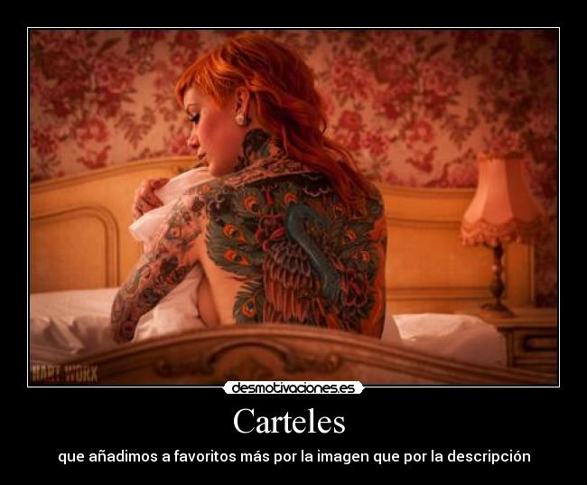 Carteles - que añadimos a favoritos más por la imagen que por la descripción