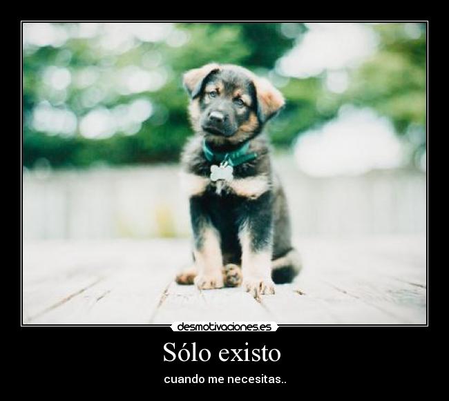 Sólo existo -