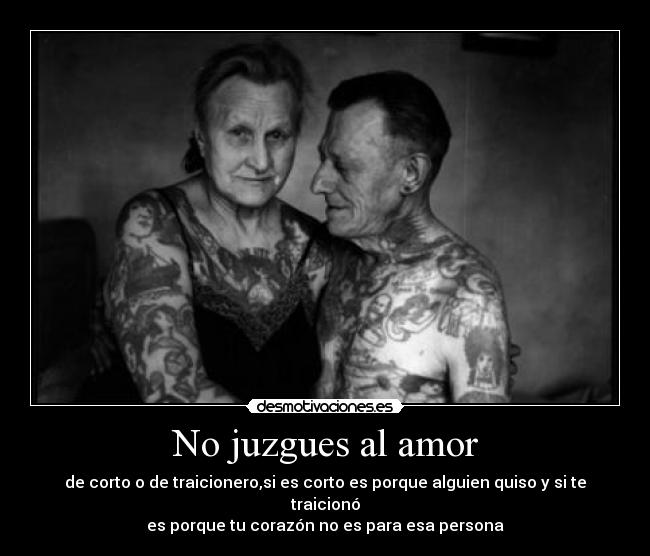 No juzgues al amor - 