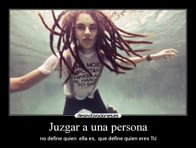 Juzgar a una persona -