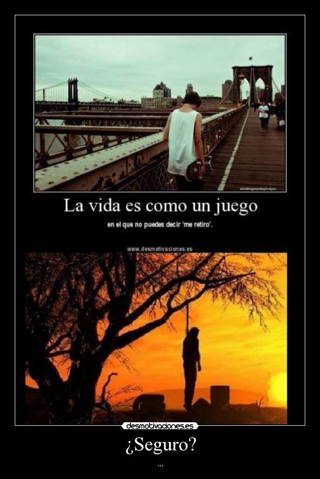 ¿Seguro? -