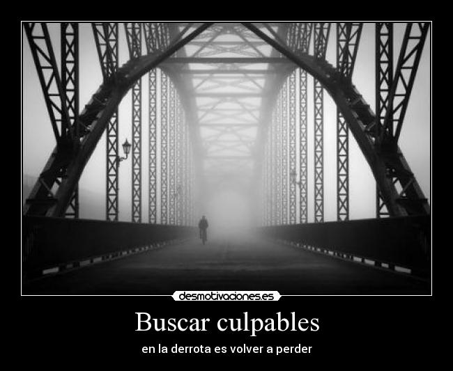 Buscar culpables -