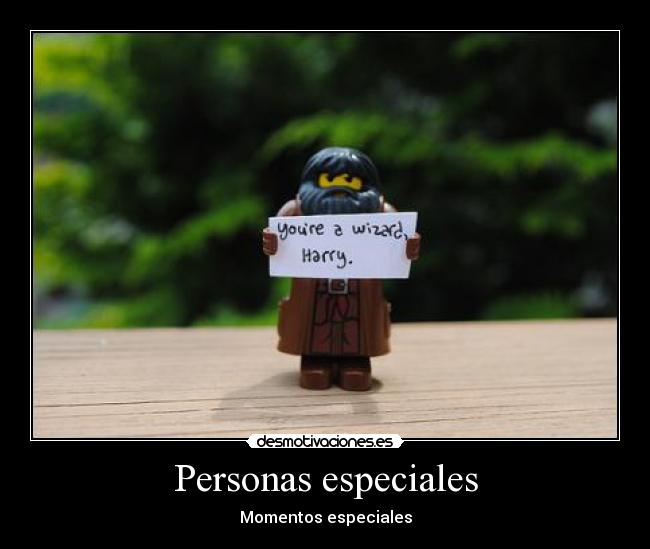 Personas especiales - 
