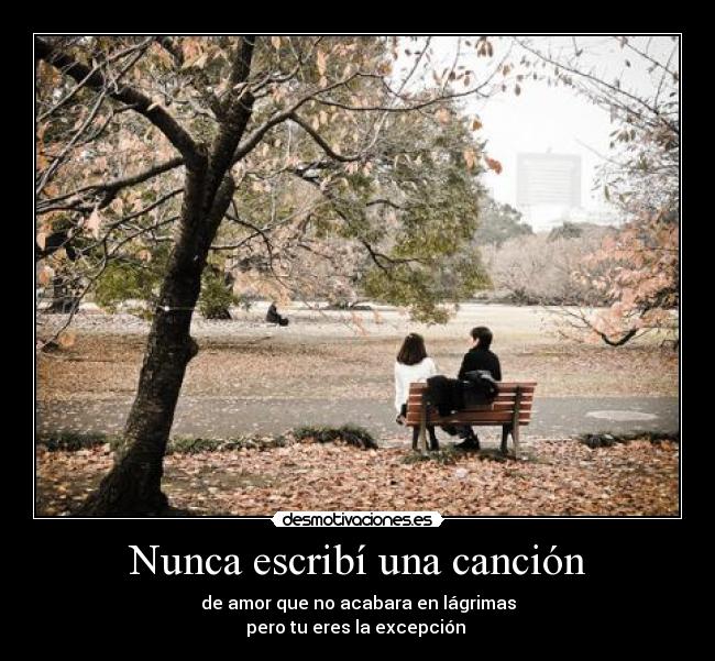Nunca escribí una canción - 