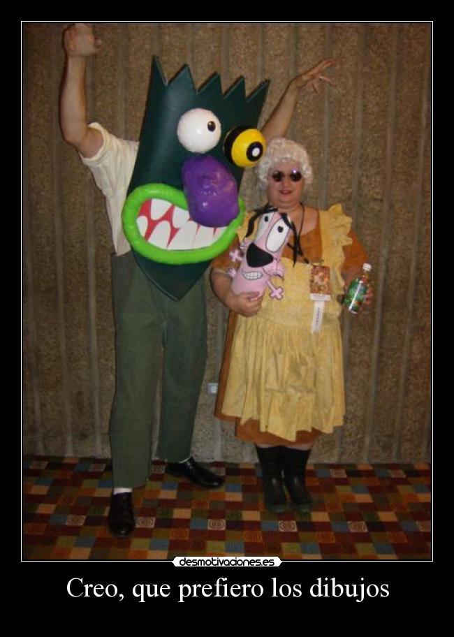 Creo, que prefiero los dibujos -
