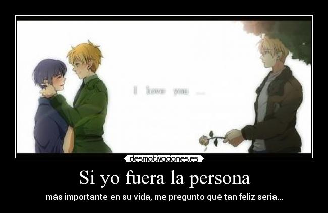 Si yo fuera la persona - 