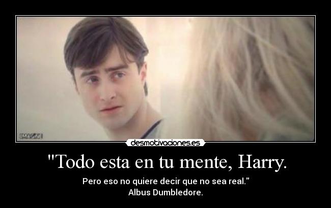 carteles todo mente harry potter albus dumbledore korcho desmotivaciones