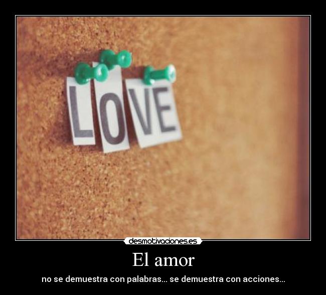El amor -