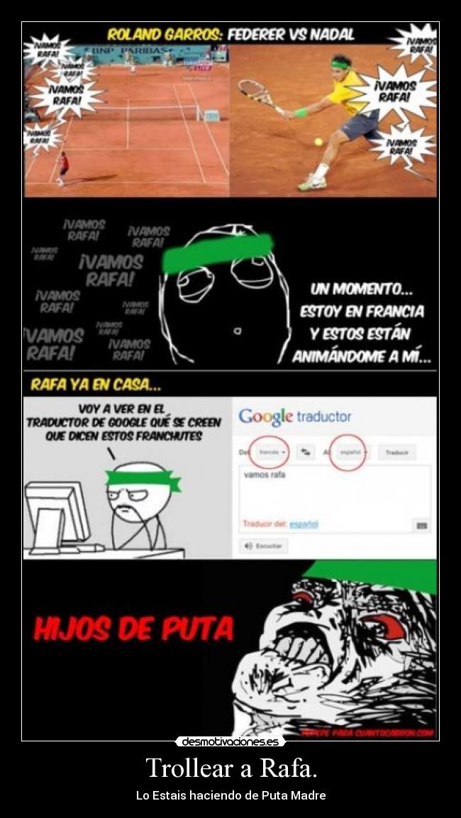 Trollear a Rafa. - 