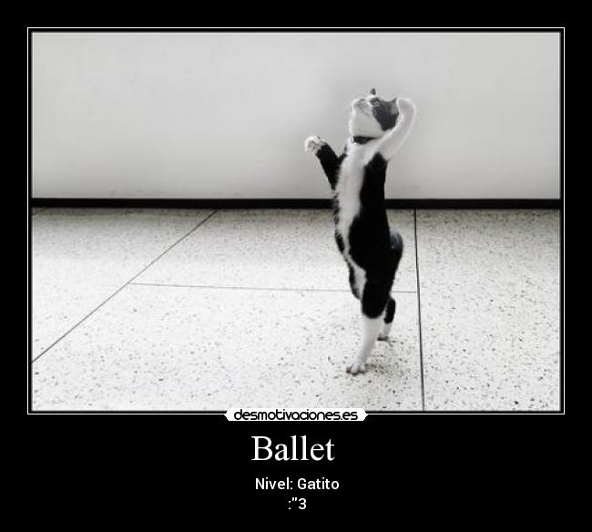 Ballet - Nivel: Gatito
:3