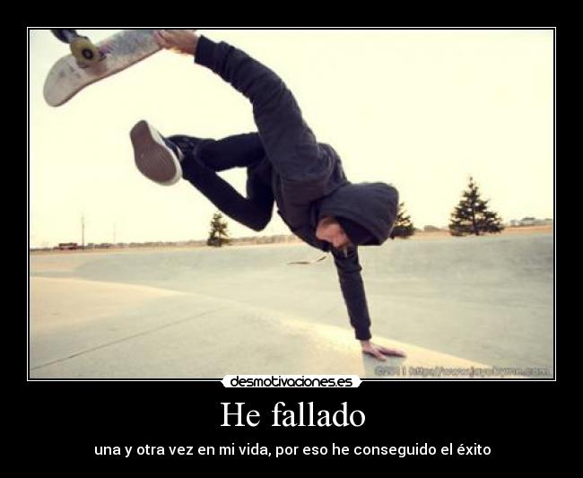 He fallado - 