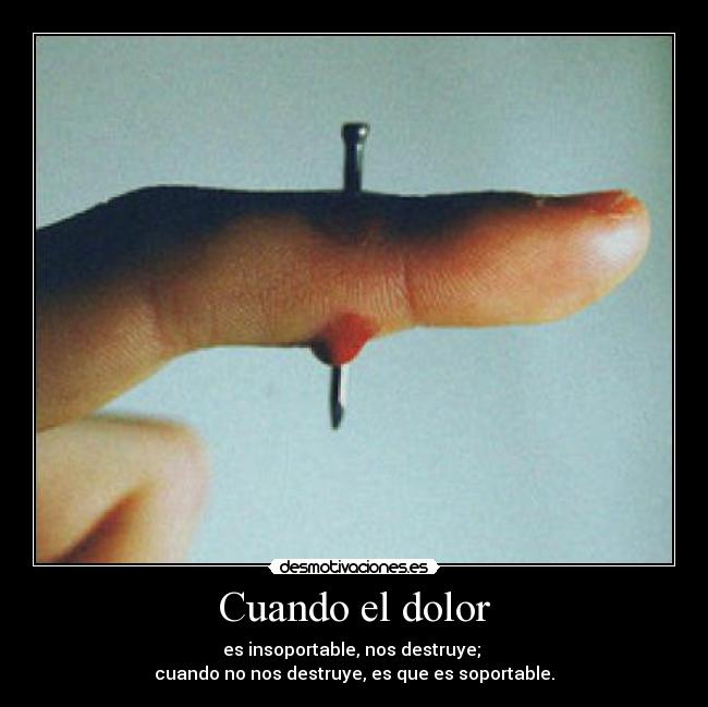 Cuando el dolor - 
