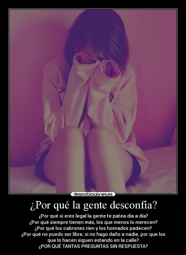 ¿Por qué la gente desconfía? - 