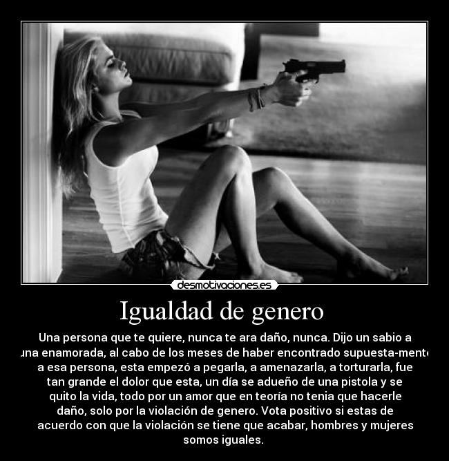 Igualdad de genero -