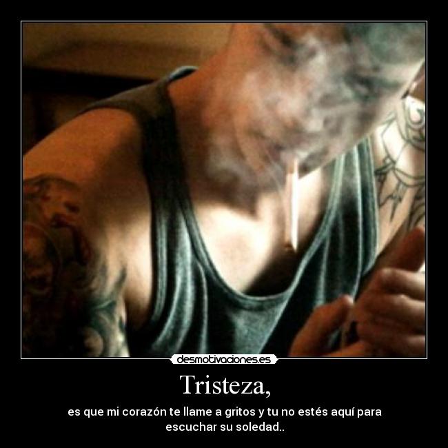 Tristeza, - 