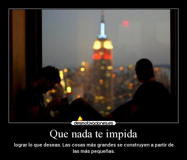 Que nada te impida - 