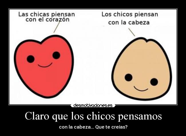 Claro que los chicos pensamos - 