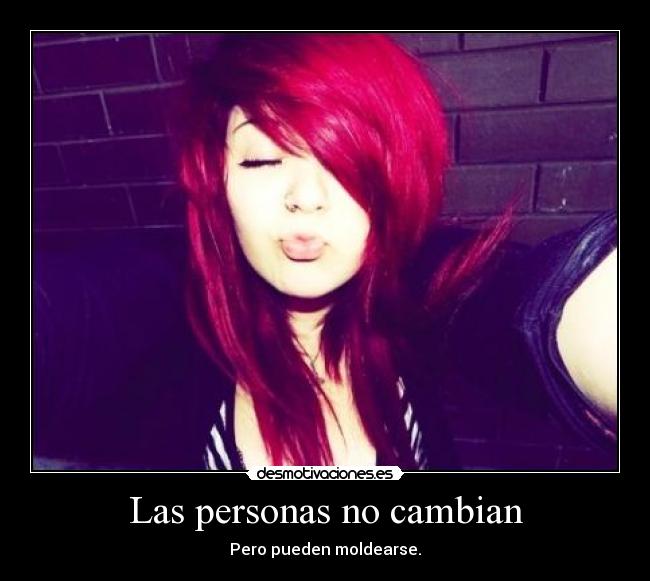 Las personas no cambian - 