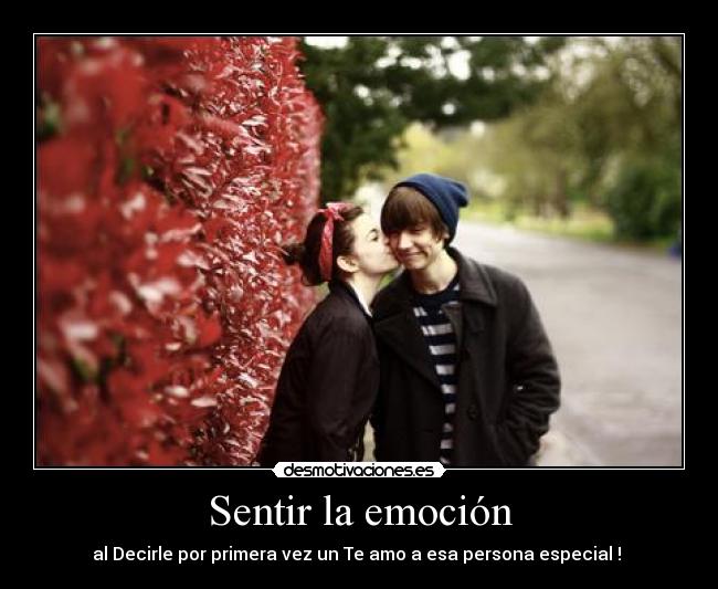Sentir la emoción -