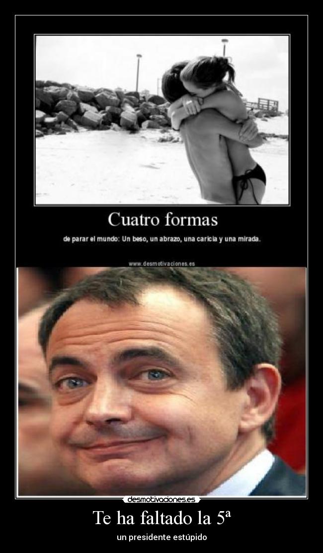 Te ha faltado la 5ª -