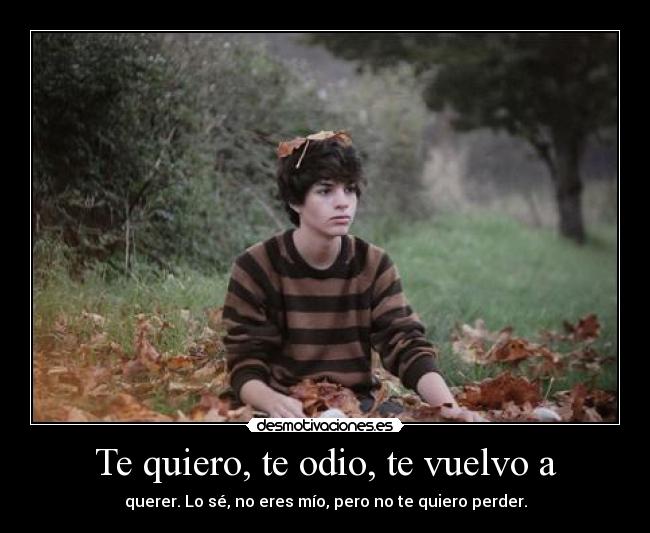 Te quiero, te odio, te vuelvo a - 