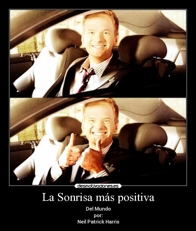 carteles sonrisa neil patrick harris princess_b desmotivaciones