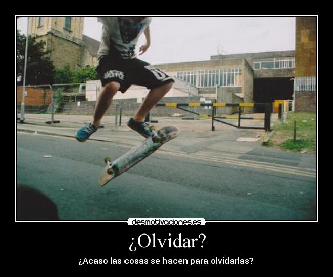 ¿Olvidar? - 