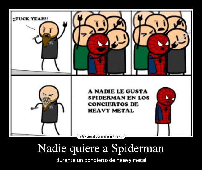 Nadie quiere a Spiderman -